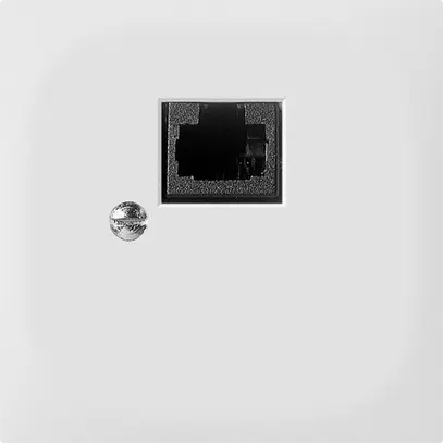 Einsatz SIDUS E 1×RJ45 weiss glänzend 