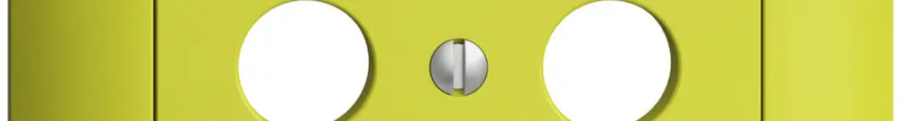 Kit frontal ENC EDIZIOdue lemon 88×88mm 
