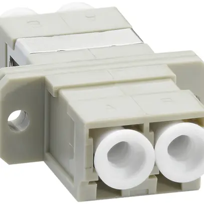 Coupleur FO Hager HMS LC/LC D Multimode OM2 beige 