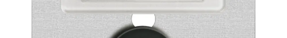 Pulsante di suoneria INC A/1L nero con porta-etichetta 