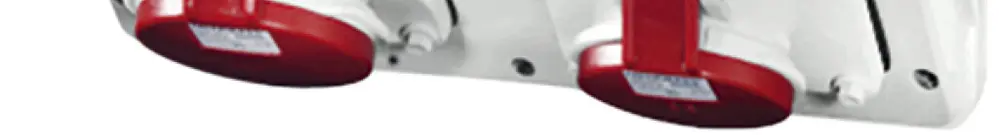 Connection Box Hensel Mi, CEE 16A, + CEE 32A, 5 P, 400V, 6h 