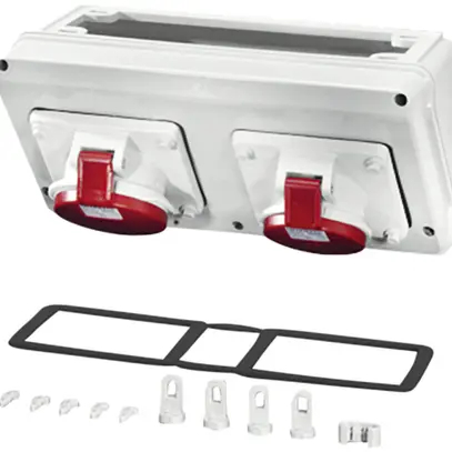 Connection Box Hensel Mi, CEE 16A, + CEE 32A, 5 P, 400V, 6h 