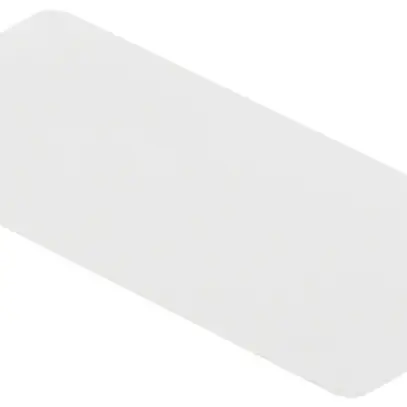 Couverture pour plaquette indicatrice WAGO 210-843, 27×12.5mm, transparent 