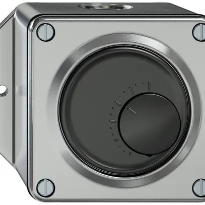 Termostato ambiente AP ELEMENT 230VAC 10A 5…30°C alluminio 