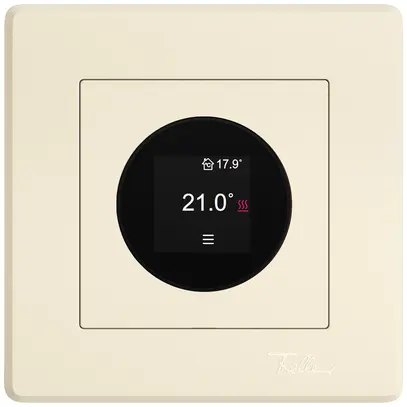 Termostato ambiente INC EDIZIO.liv SNAPFIX® 230VAC 4…30°C 96×96mm crema 