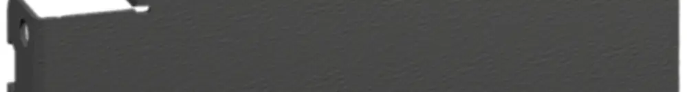 Copertura per zoccolo Rittal AX, laterale A=100mm, per armadio compatto P=300mm 