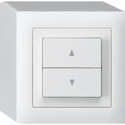 Pulsante per tapparelle AP kallysto 2 tasti di comando bianco mors.innesto 
