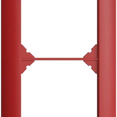 Telaio di copertura EDIZIOdue 1×2 berry 