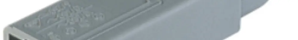 Fiche mobile 5LPE, STAS 5 IP54, à sertir, gris 