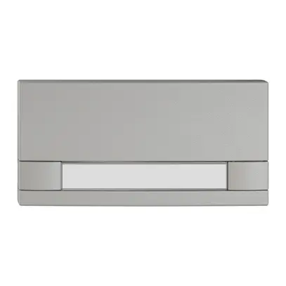 Poussoir 1/2 EDIZIO.liv SNAPFIX® p.KNX&UNI s.LED a.étiquette comm.2touch.grc 