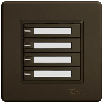 UP-Universaltaster EDIZIO.liv UNI SNAPFIX® m.LED RGB 4× 1-Tbed.Pap.br 