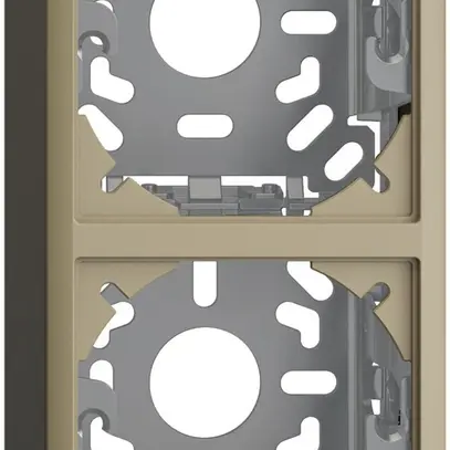 Cappa con piastra di base 2×54mm per combinazione FX verticale/orizzontale sand 