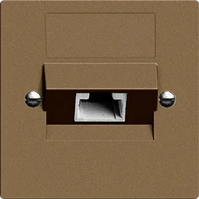 Prise ENC 1×RJ45/u 4P ITplus EDIZIOdue coffee 