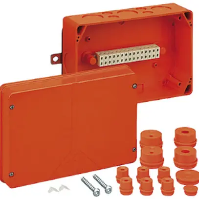 Boîte de dérivation AP WKE 5 15×6², 256×171×106mm 