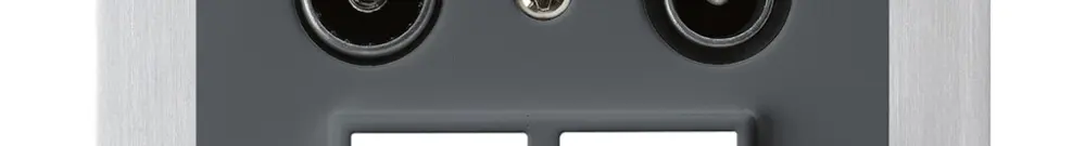 Prise d'antenne ENC R/TV HMS kallysto B 14dB anthracite 
