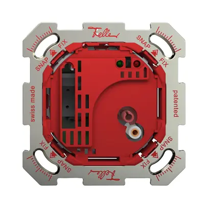 Termostato ambiente INC Feller SNAPFIX® p.riscaldamenti a pavimento 