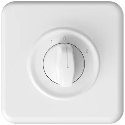 Interruttore rotativo INC STANDARDdue c.1×ritiro 1P 1-0-2 p=40mm bi 