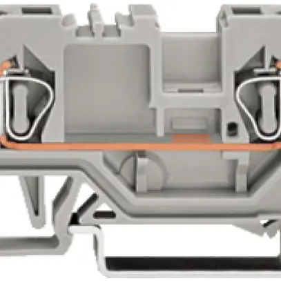 Morsetto di passaggio WAGO 2L 4mm² grigio 