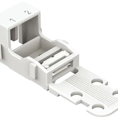 Adaptateur de fixation WAGO 2L pour montage à vis blanc 