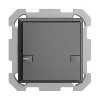 Pulsante KNX RGB INC EDUE, 250mW, c.LED RGB, 1×pulsante, com.2×tasti, grs 
