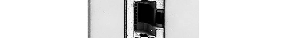 Scatola di raccordo INS FLF 1×RJ45 nero 