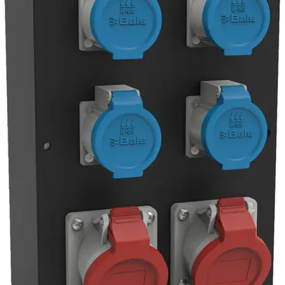 Stromverteiler EVGB 3010-23/16A 2×16A 4×T23 IP44 