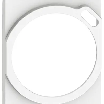 Cache Living Now 2 modules pour prise Schuko avec USB blanc 