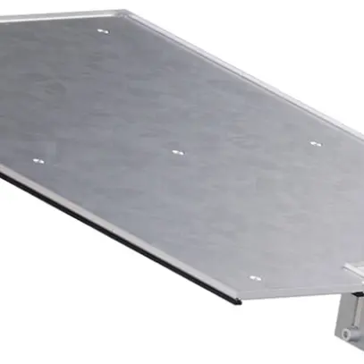 Couvercle tehalit BKG supérieure vasque avec sortie p.canal de sol 300×500×3mm 