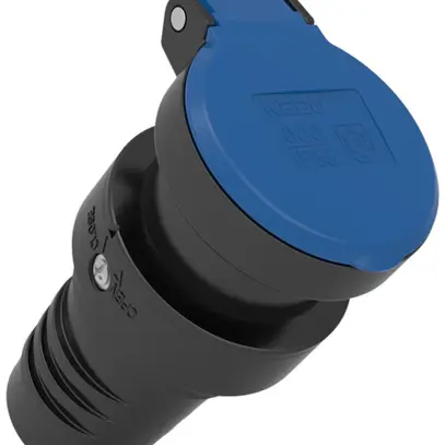 Prise mobile ELBRO T23 IP55 caoutchouc noir 