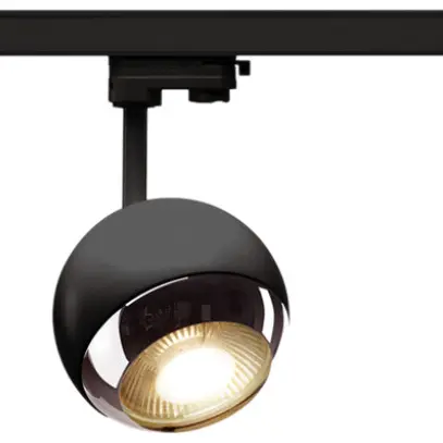 Proiettore SLV LIGHT EYE150 S, GU10 con adattatore 3-fasi IP20 nero/cromata 