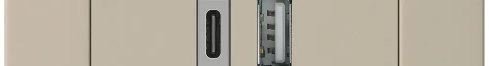 UP-USB-Ladesteckdose kallysto.pro 18W PD 1×Typ A+1×Typ C beige 