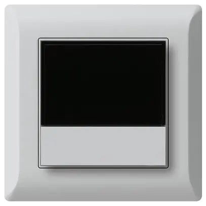 Termostato ambiente INC kallysto.line KNX s/e-link con tasto grigio chiaro 