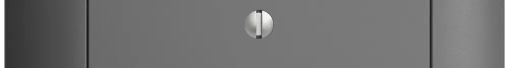 Kit frontal EDIZIOdue pour prise FI FMI, plein, gris foncé 