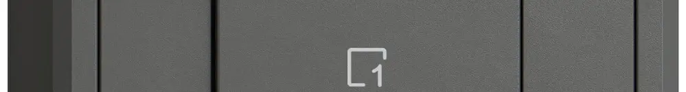 Pulsante scene AP EDIZIO.liv Wiser SNAPFIX® 1 scena 1 tasto WLAN grs 