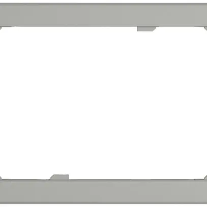Plaque frontale EDIZIO.liv SNAPFIX® pour KNX-Panel 7" 120×180 mm grc 