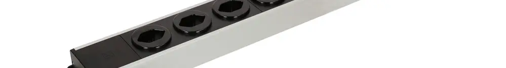 Prise multiple MH POWER LINE 16A 10×T23 1.5m gris-noir 