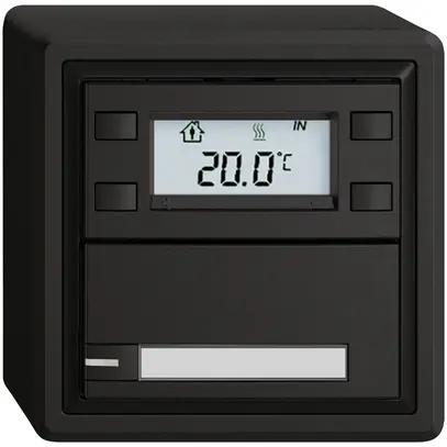 Poussoir RTH AP EDIZIO.liv SNAPFIX® a.RGB-LED étiqu.1×touche comm.1T no 