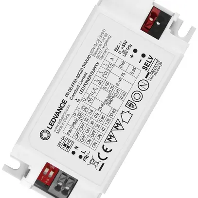 Convertitore LED LDV PERFORMANCE DIP-SWITCH, 800…1050mA 40W 98×44×30mm 