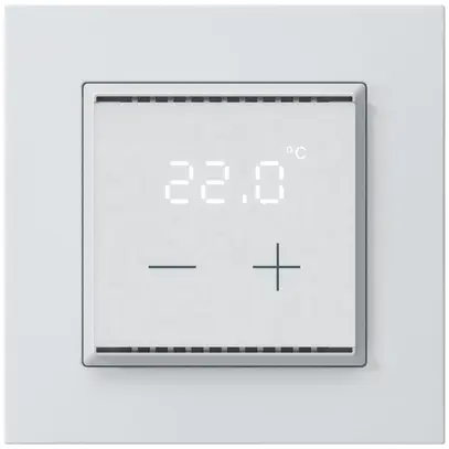Thermostat d'ambiance KNX ENC KPR avec affichage LED blanc 