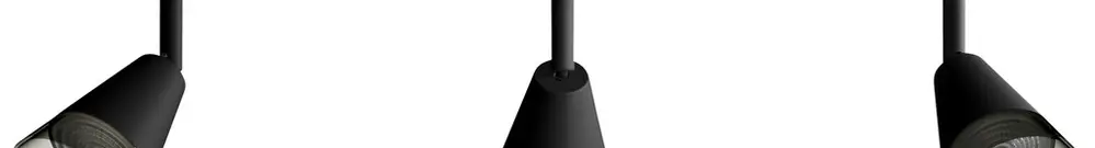 Spot Philips Cleft GU10 3×5W 484×152mm noir 