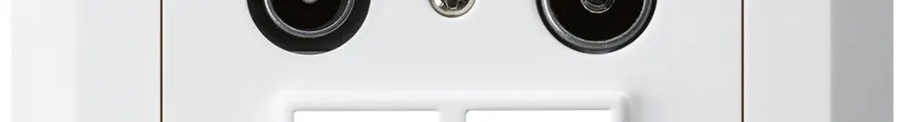 UP-Antennendose TV-R-Daten HMS KLI 11dB weiss 