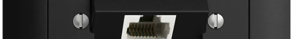 Presa INS 1×RJ45/u 4P ITplus EDIZIOdue nero 