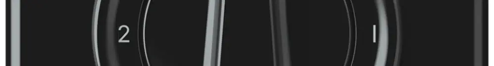 Interruttore rotativo INC origin commutatore 2/1L 16A 250V 0-1-0-2 92×92mm nero 