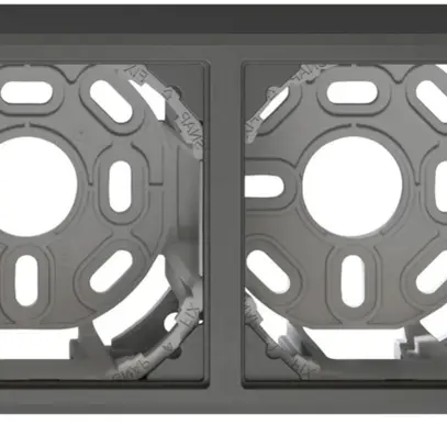 En-tête AP EDIZIO.liv SNAPFIX® 1×2 pour combinaisons au choix gris foncé 
