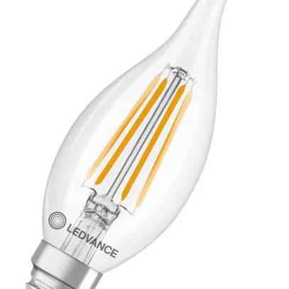 Lampe LED LEDVANCE CLASSIC BA E14 3.4W 470lm 827 BA11 clair Ø35×121mm 