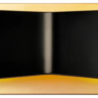 Lampada a muro LED SLV BIG CARISO 2, 2×9W 600lm 2700K IP20 nero/messing 