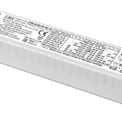 Convertisseur LED TCI ATON 30 DALI-2 BI, 30W, 250…700mA, 179×30×21mm 