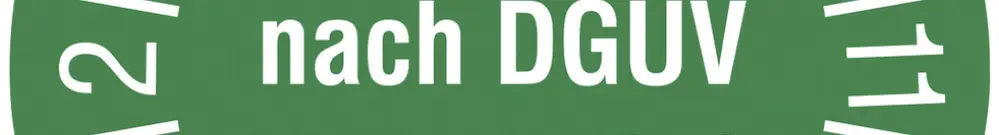 Targhetta di controllo CIMCO "Geprüft nach DGUV V3 2022" Ø20mm verde 