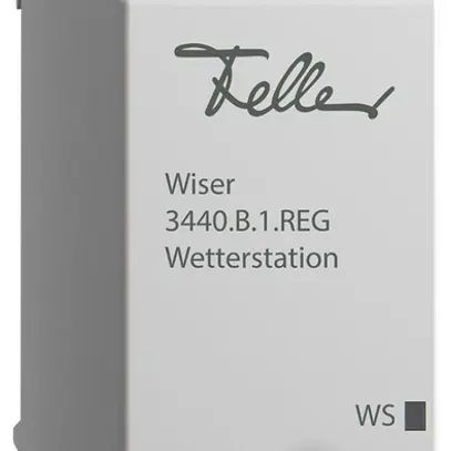 Module AMD Feller Wiser 2UM gris avec affichage LED IP20 