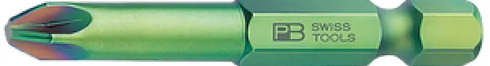 Embout pour vis cruciforme PB E6-192 2 Pozidriv PZ 50mm 6.3 (1/4") 